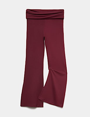 Soft Touch Ruched Side Kickflare Leggings (6-16 Yrs)
