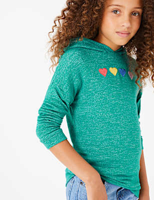 Embroidered Forever Slogan Hoodie (3-16 Years)