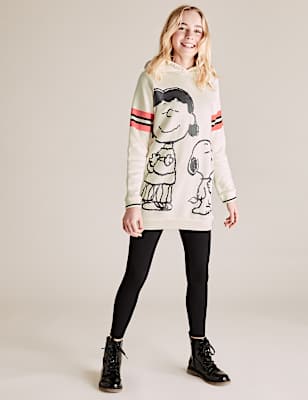 Snoopy&trade; Cotton Rich Longline Hoodie