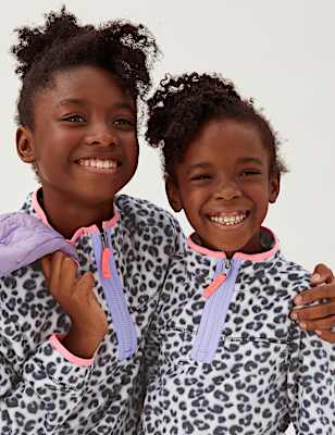 The Leopard-Print Recycled Fleece (2-16 Yrs)