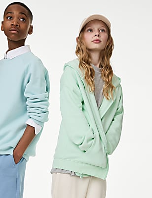 Cotton Rich Zip Hoodie (6-16 Yrs)