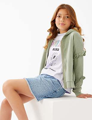 Cotton Rich Zip Hoodie (6 Yrs)