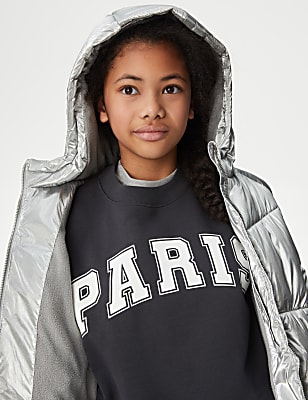 Cotton Rich Slogan Sweatshirt (6-16 Yrs)