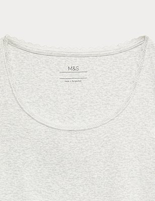 Cotton Rich Lace Trim Dress (6-16 Yrs)