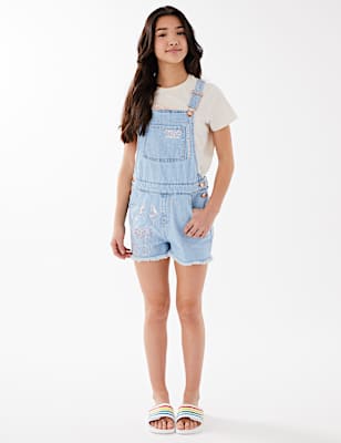 Denim Snoopy&trade; Dungarees (6 -16 Yrs)