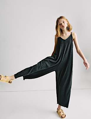 Crinkle Jumpsuit (6-16 Yrs)