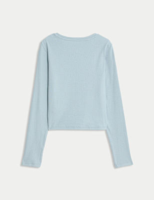 Cotton Rich Ribbed Plain Top (6-16 Yrs)