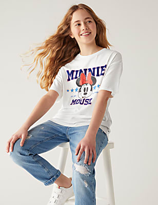 Pure Cotton Minnie™ Slogan T-Shirt