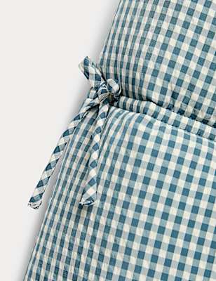 Stormwear&trade; Gingham Puffer Jacket (6-16 Yrs)