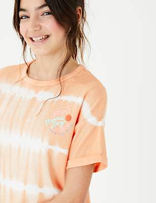 Pure Cotton Tie Dye T-Shirt (6-16 Yrs)