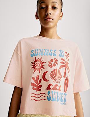Cotton Rich Sunrise to Sunset T-Shirt (6-16 Yrs)