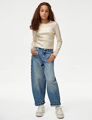 Cotton Rich Ribbed Top (2-16 Yrs)