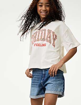 Pure Cotton Friday Feeling T-Shirt (6-16 Yrs)