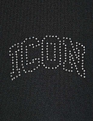 Cotton Rich Slogan Ribbed Top (6-16 Yrs)