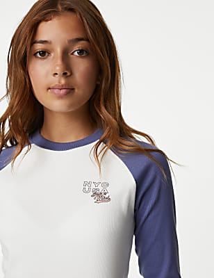 Cotton Rich Slogan Top (6-16 Yrs)