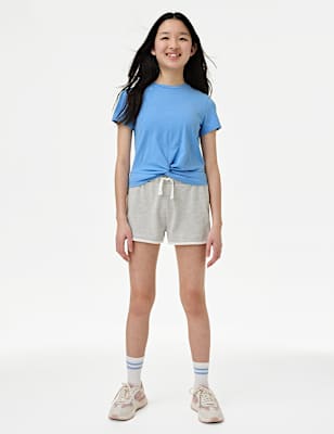 Cotton Rich Twist Front T-Shirt (6-16 Yrs)