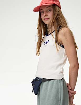 Cotton Rich Ribbed Vest (2-16 Yrs)