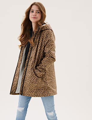 Stormwear™ Leopard Print Fisherman Coat (6-16 Yrs)