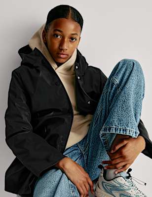 Faux Fur Lined Fisherman Coat (6-16 Yrs)