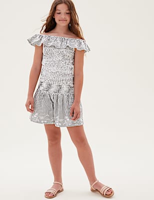 Pure Cotton Striped Shorts