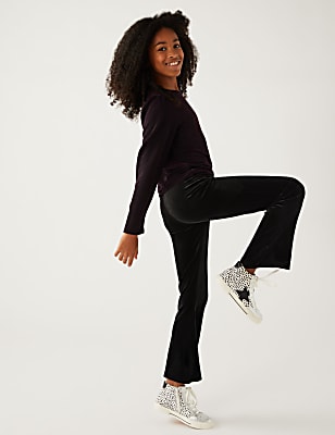 Velvet Flared Leggings