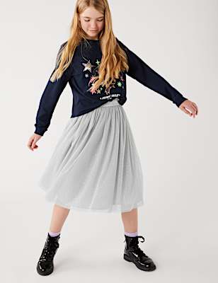 Midi Tulle Tutu Skirt