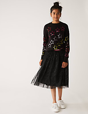 Midi Tulle Tutu Skirt