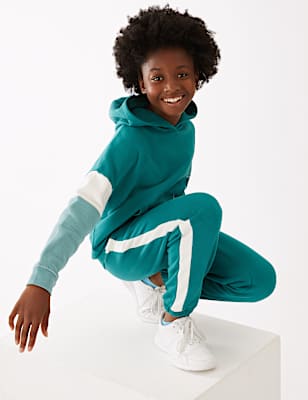 Cotton Rich California Slogan Joggers (6-16 Yrs)