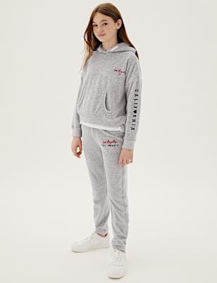 Cotton Rich Slogan Joggers (6-16 Yrs)