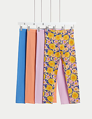 4pk Cotton Rich Leggings