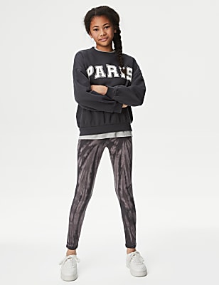 Cotton Rich Tie Dye Leggings (6-16 Yrs)