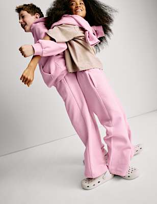 Wide Leg Cotton Rich Joggers (2-16 Yrs)