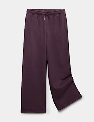 Wide Leg Cotton Rich Joggers (2-16 Yrs)