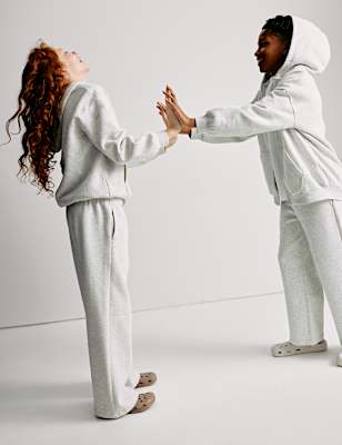 Wide Leg Cotton Rich Joggers (2-16 Yrs)