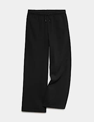 Wide Leg Cotton Rich Joggers (2-16 Yrs)
