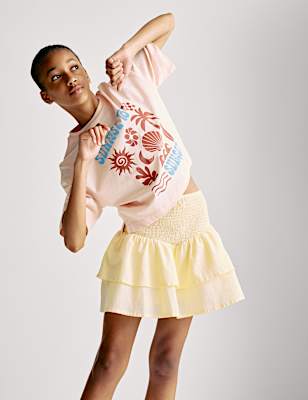 Pure Cotton Skirt (6-16 Yrs)