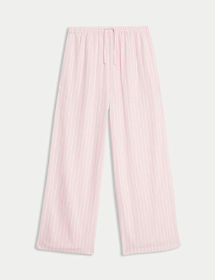 Wide Leg Linen Rich Trousers (6-16 Yrs)