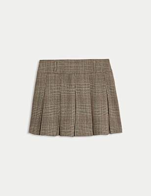 Mini Checked Pleated Skirt (6-16 Yrs)