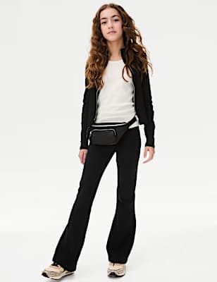 Cotton Rich Flared Leggings (6-16 Yrs)