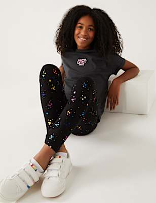 Cotton Rich Star Leggings