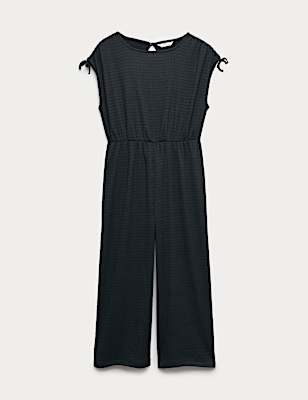 Floral Crinkle Wide Leg Jumpsuit (6-16 Yrs)