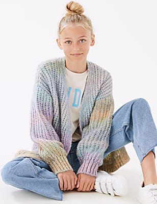 Cotton Blend Multicoloured Cardigan
