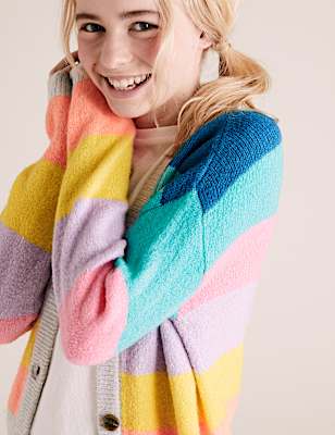 Rainbow Striped Cardigan (6-16 Yrs)