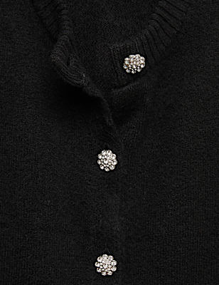 Button Through Knitted Vest (6-16 Yrs)