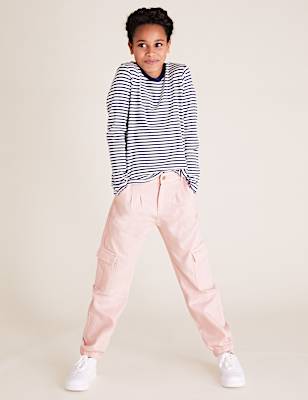 Cotton Cargo Trousers (6-14 Yrs)