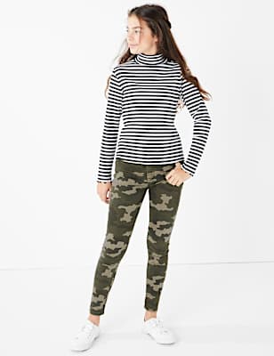 Camouflage Print Jeans (3-16 Years)