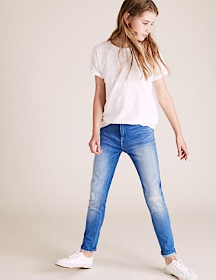 Super Skinny Frayed Jeans (6-16 Yrs)