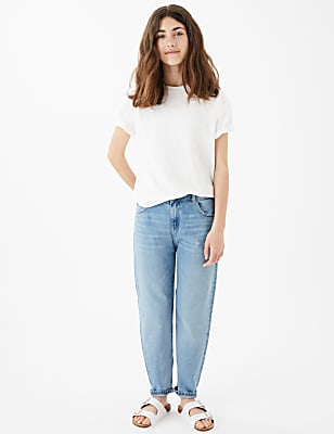 Barrel Leg Denim Jeans