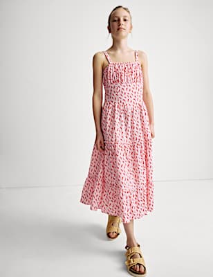 Pure Cotton Maxi Dress (6-16 Yrs)