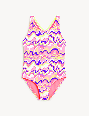 Marble Print Swimsuit